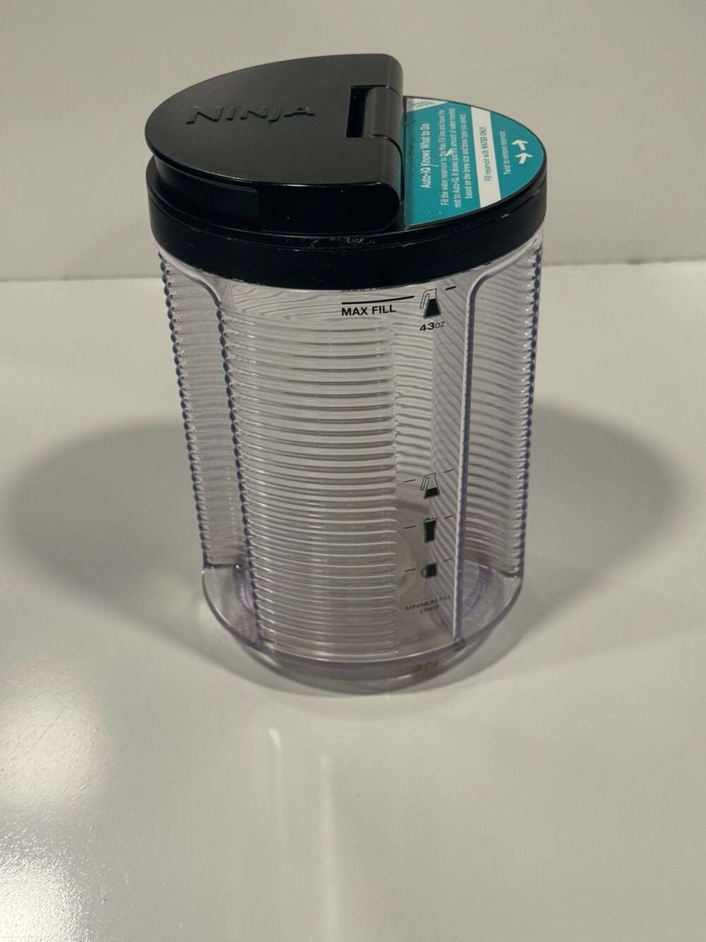 Ninja Coffee Bar 43oz Replacement Water Reservoir with Lid Model CF080-69